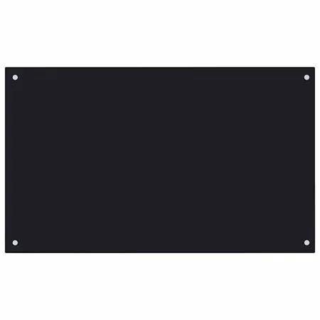   Panou antistropi de bucătărie negru 100x60 cm sticlă securizată