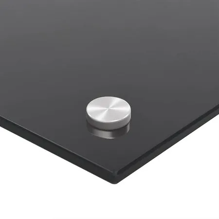   Panou antistropi de bucătărie negru 100x60 cm sticlă securizată