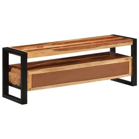  Comodă TV, 120 x 35 x 45 cm, lemn masiv de acacia