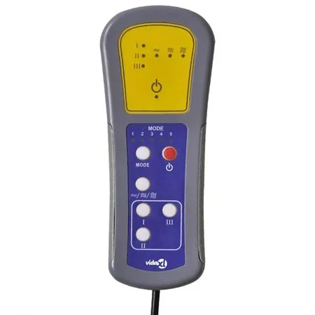  Fotoliu de masaj electric rabatabil, gri închis, textil