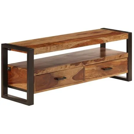  Comodă TV, 120 x 35 x 45 cm, lemn masiv de acacia
