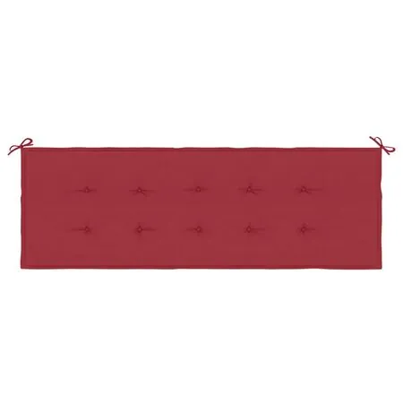  Pernă de bancă de grădină, roșu, 150x50x4 cm, textil oxford