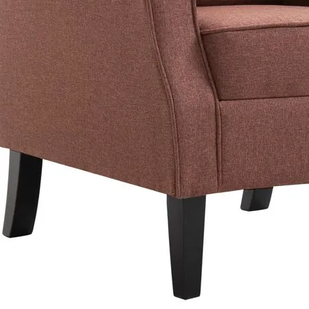  Fotoliu, maro, material textil 