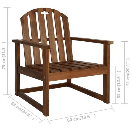  Set mobilier de grădină, 4 piese, lemn masiv de acacia 