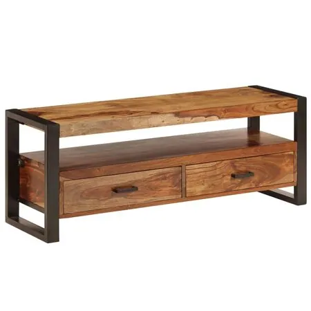  Comodă TV, 120 x 35 x 45 cm, lemn masiv de acacia