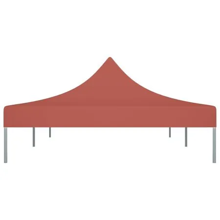  Acoperiș pentru cort de petrecere, cărămiziu, 6 x 3 m, 270 g/m²