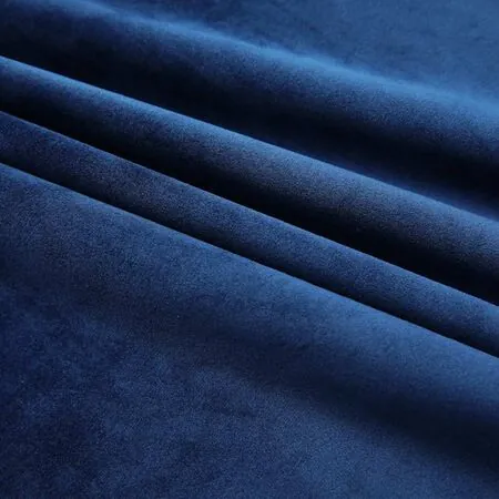  Draperii opace 2 buc. albastru închis 140x175cm catifea cârlige