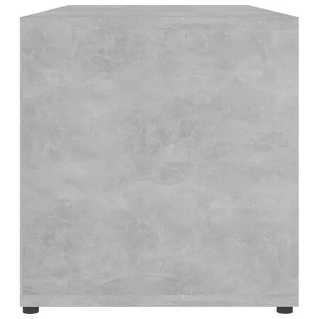  Dulap TV, gri beton, 80x34x36 cm, lemn prelucrat