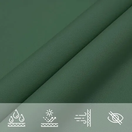  Parasolar, verde închis, 3x5 m, țesătură oxford, dreptunghiular