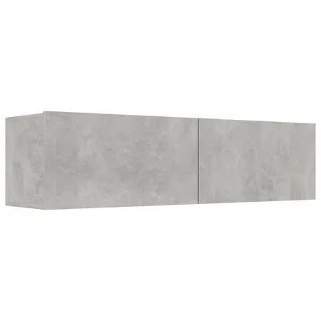  Comodă TV, gri beton, 120 x 30 x 30 cm, lemn prelucrat