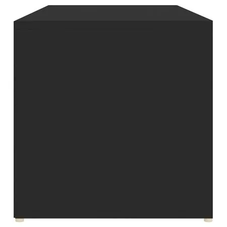  Banca depozitare pentru pantofi, negru, 105x35x35 cm, lemn