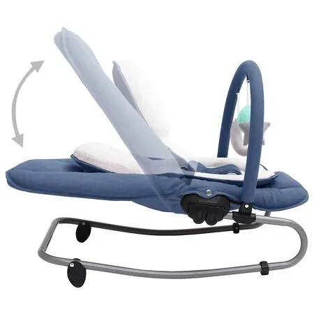  Balansoar pentru bebeluși, bleumarin, oțel