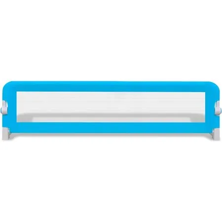  Balustradă de siguranță pentru pat copil, albastru, 150x42 cm