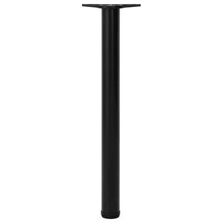 Picioare de masă reglabile în înălțime, negru, 710 mm