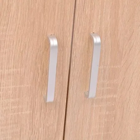  Set mobilier baie format din 9 piese cu chiuvete incluse, Bej