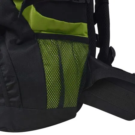  Rucsac pentru drumeții XXL, 75 L, negru și verde