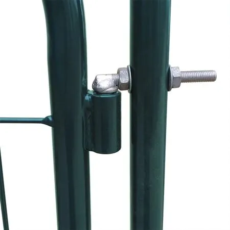  Poartă pentru gard de gradină 100 x 100 cm verde