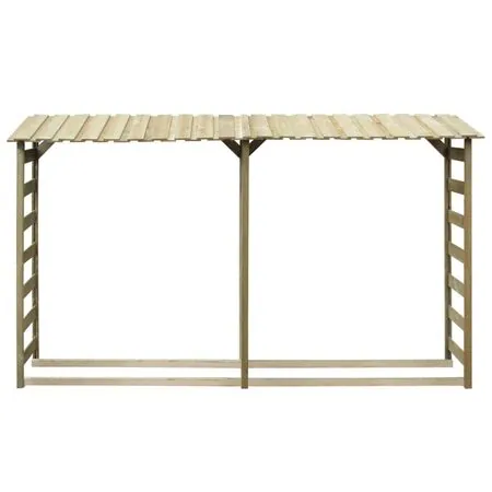  Șopron dublu pentru lemne, 300x44x176 cm, lemn de pin tratat