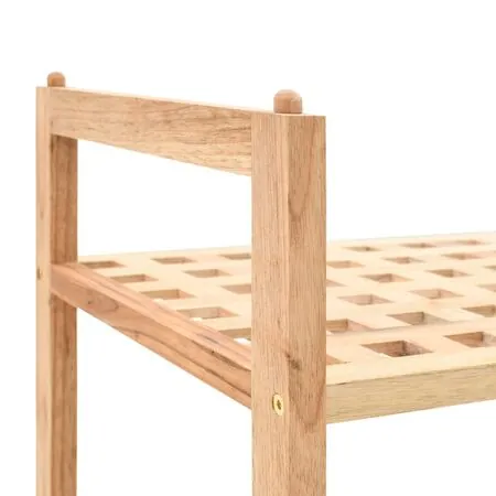  Pantofar din lemn solid de nuc, 69 x 26 x 40 cm