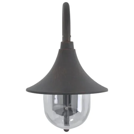  Lampă de perete de grădină E27, bronz, 42 cm, aluminiu