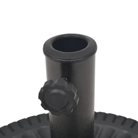  Suport umbrelă de soare, rășină, rotund, negru, 14 kg