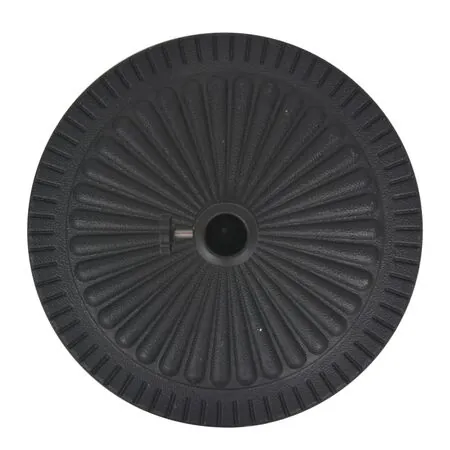  Suport umbrelă de soare, rășină, rotund, negru, 14 kg