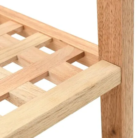  Pantofar din lemn solid de nuc, 69 x 26 x 40 cm