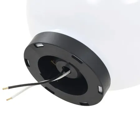  Lămpi bol cu LED 2 buc, sferice, 20 cm, PMMA