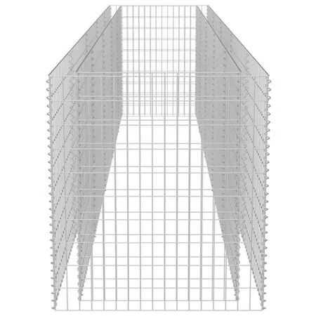  Strat înălțat gabion, 450 x 90 x 100 cm, oțel galvanizat