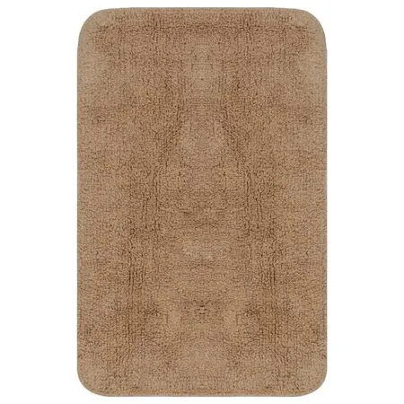  Set covorașe baie, 3 piese, bej, textil