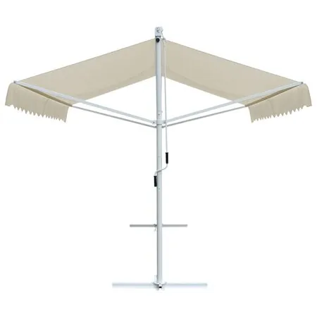  Copertină cu structură independentă, crem, 4 x 3 m