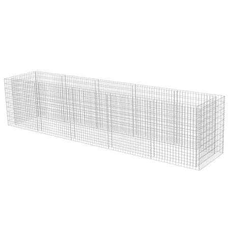  Strat înălțat gabion, 450 x 90 x 100 cm, oțel galvanizat