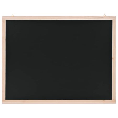  Tablă neagră pentru perete, lemn de cedru, 60 x 80 cm