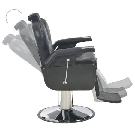  Scaun frizer, negru, 72 x 68 x 98 cm, piele ecologică