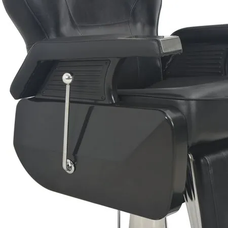  Scaun frizer, negru, 72 x 68 x 98 cm, piele ecologică
