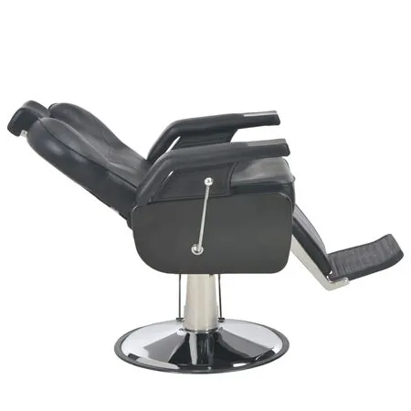  Scaun frizer, negru, 72 x 68 x 98 cm, piele ecologică