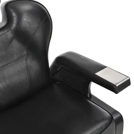  Scaun frizer, negru, 72 x 68 x 98 cm, piele ecologică