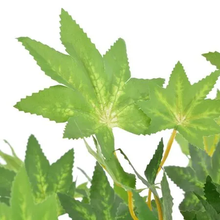  Plantă artificială arțar cu ghiveci, verde, 120 cm