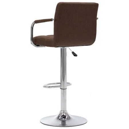  Scaun de bar, maro, material textil