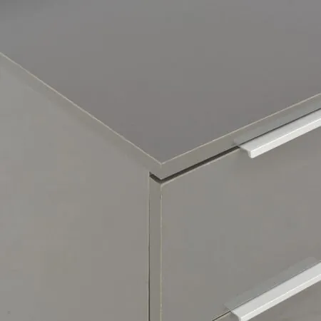  Dulap, gri extralucios, 60x35x80 cm, lemn prelucrat