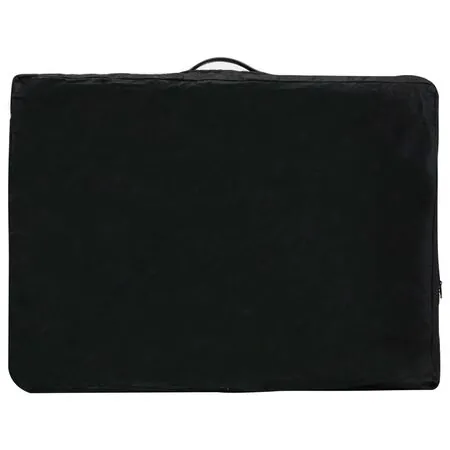  Masă de masaj cu 3 zone, cadru din lemn, antracit, 186 x 68 cm