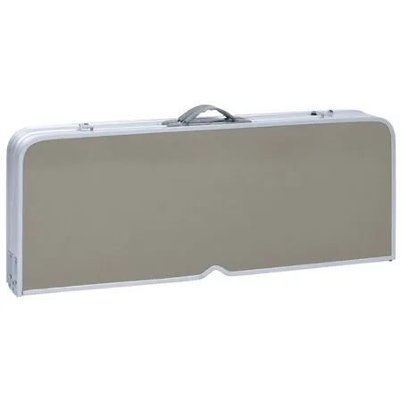  Masă de camping pliabilă cu 4 scaune, oțel și aluminiu