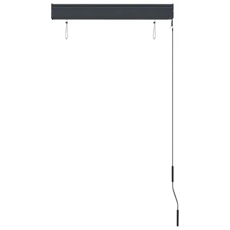  Jaluzea tip rulou de exterior, galben și albastru, 80 x 250 cm