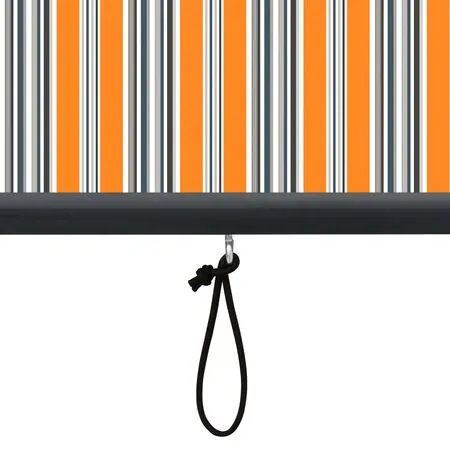  Jaluzea tip rulou de exterior, galben și albastru, 80 x 250 cm