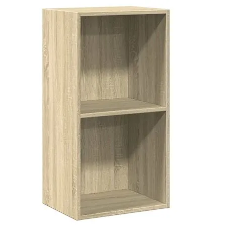  Bibliotecă 2 rafturi stejar sonoma 40x30x76,5 cm lemn prelucrat
