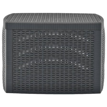  Măsuță laterală, antracit, 54 x 54 x 36,5 cm, plastic