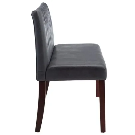  Bancă, gri, 148,5 cm, velur ecologic