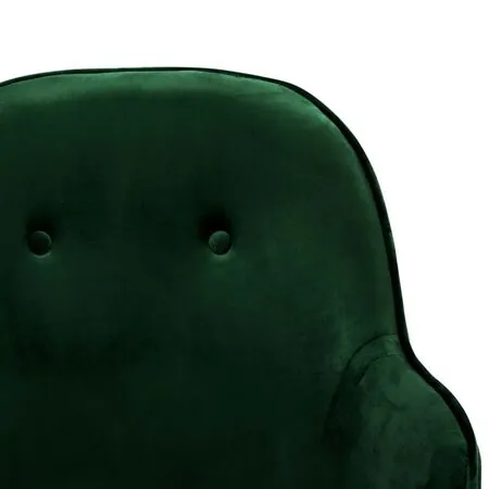  Scaun balansoar, verde închis, catifea