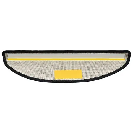  Covorașe pentru trepte scară, 15 buc., antracit, 56x17x3 cm