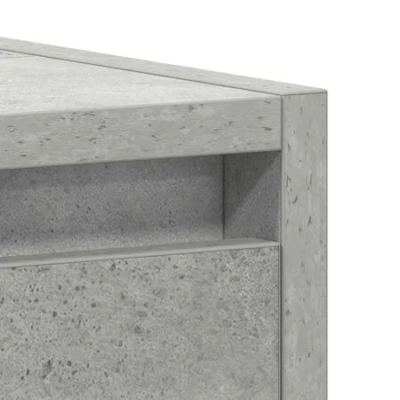  Dulap de baie, gri beton, 60x33x61 cm, lemn prelucrat